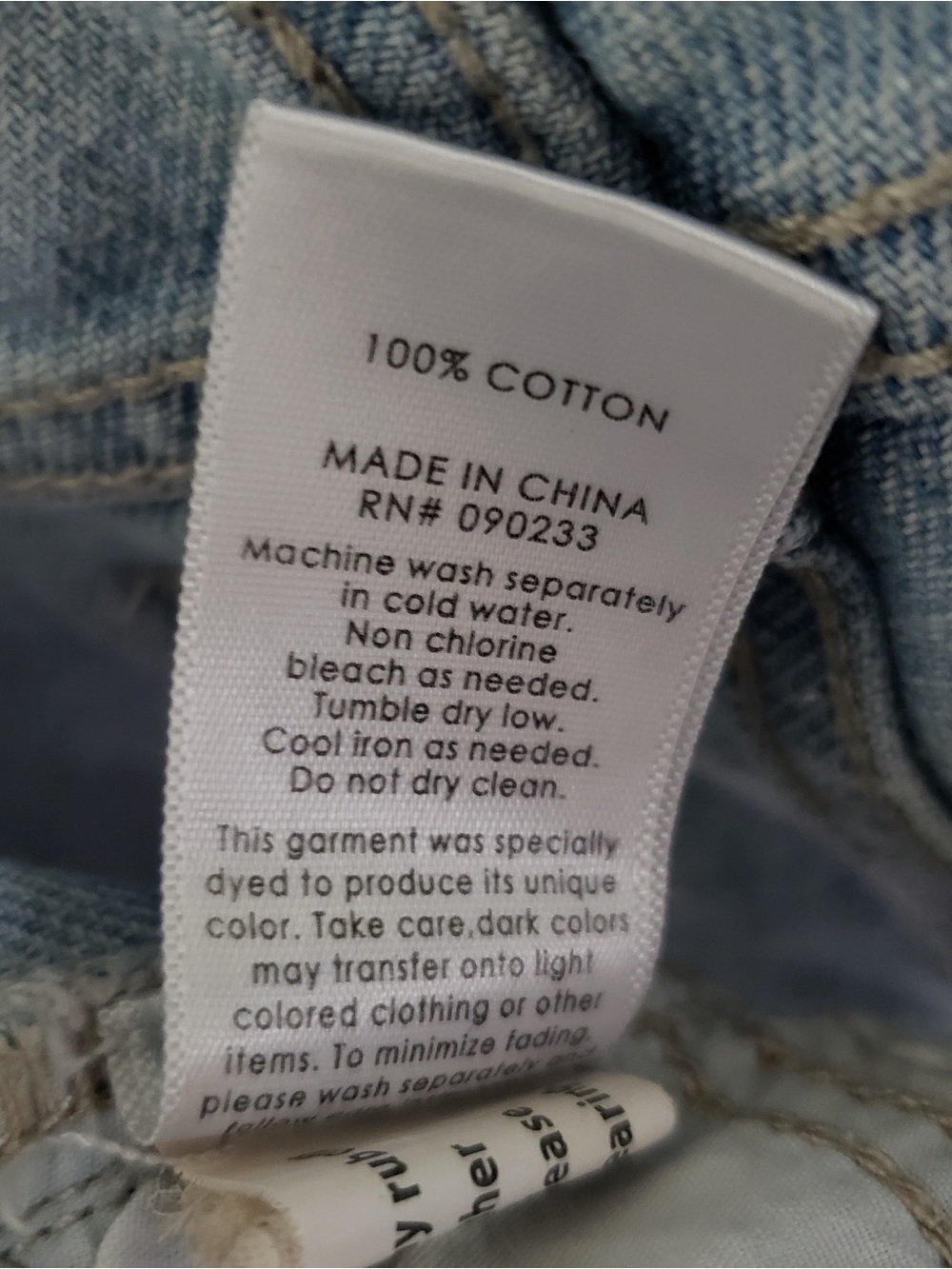 PacSun Light Blue High-Rise Button-Fly Denim Shorts - Picture 5 of 5